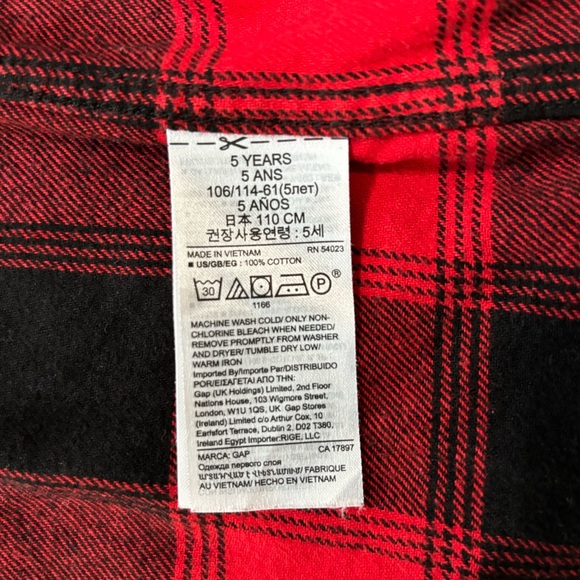 GAP Kids Button up flannel - Picture 5 of 5